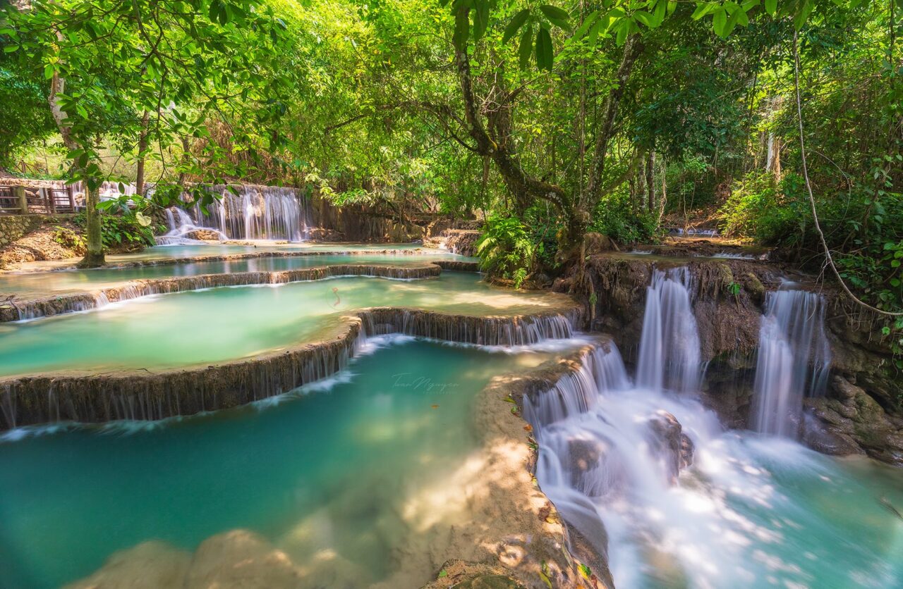 Kuangsi waterfalls