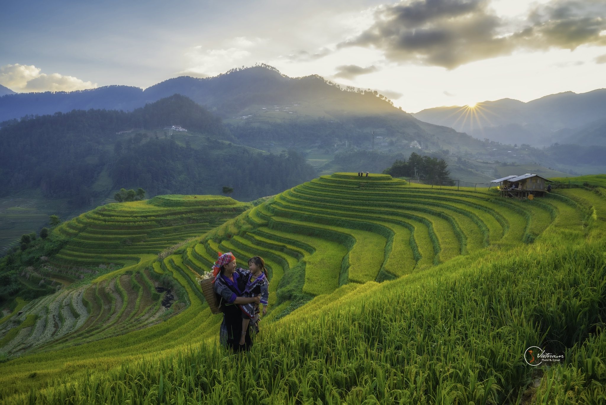 Mam Xoi (Sticky Rice Mound) hill at La Pan Tan, Mu Cang Chai